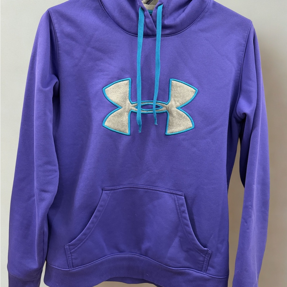 Under Armour Gray and Purple Hoodie